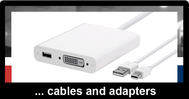 Apple cables and adapters