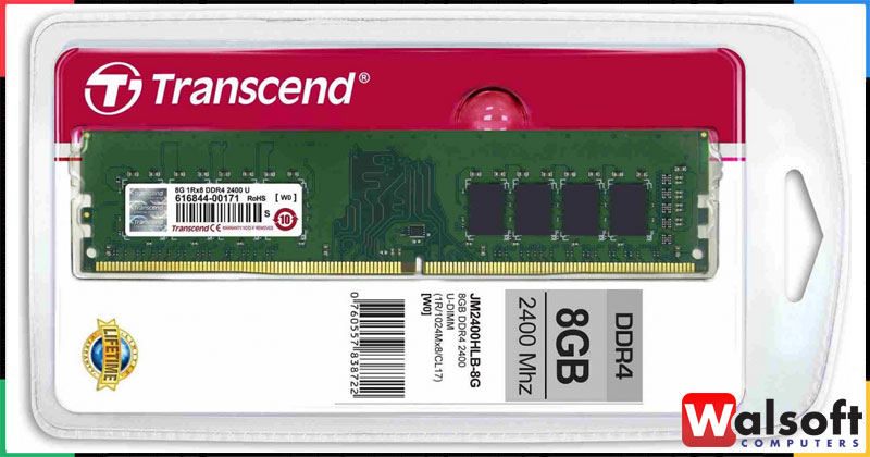 8GB TRANSCEND DDR4 DESKTOP MEMORY